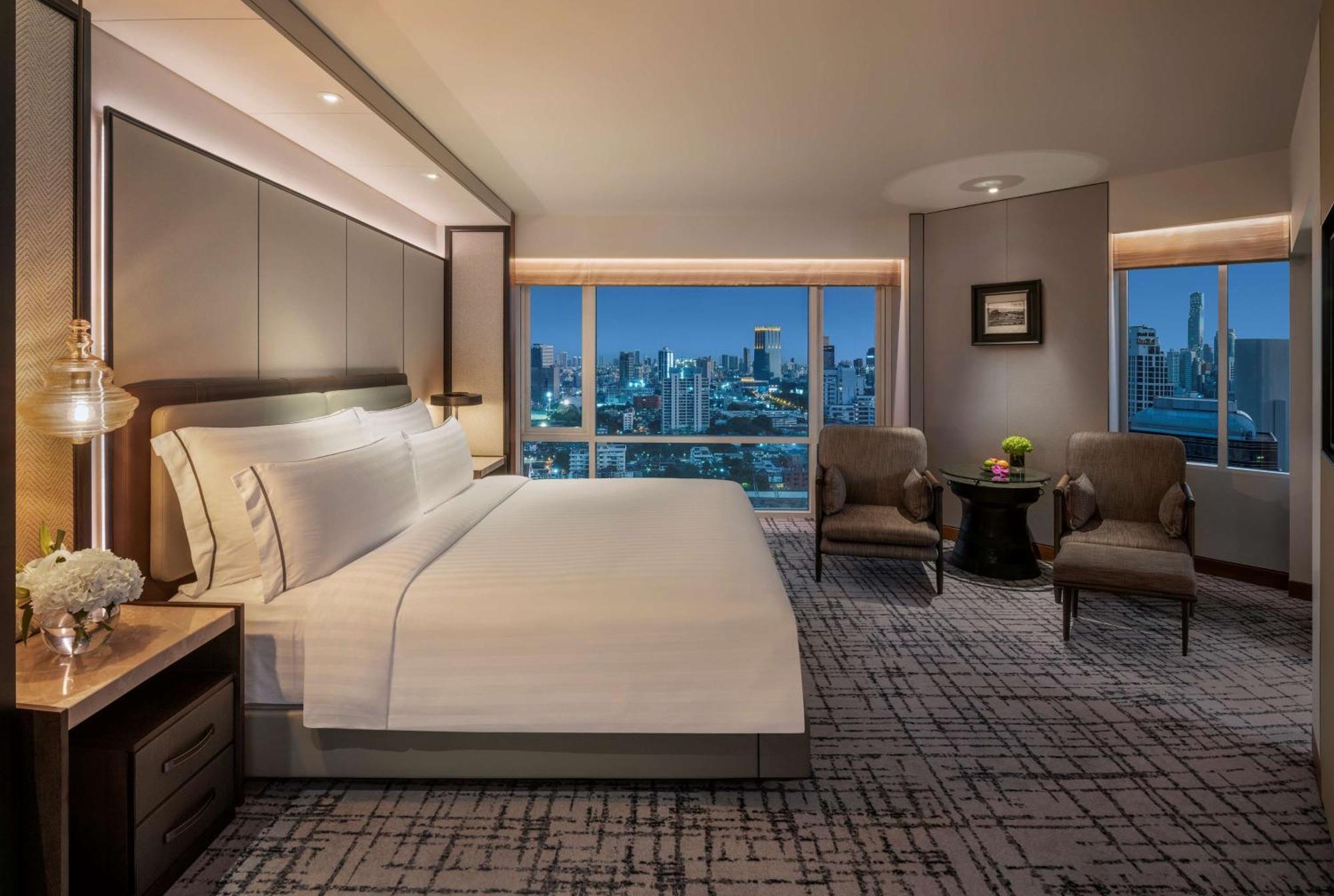 Conrad Bangkok Hotel Eksteriør billede A bedroom at the hotel